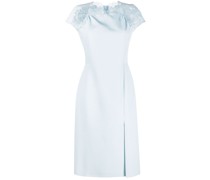 Midikleid mit Einsätzen aus Spitze