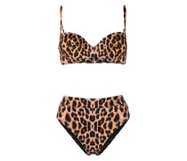 Bikini mit Leoparden-Print