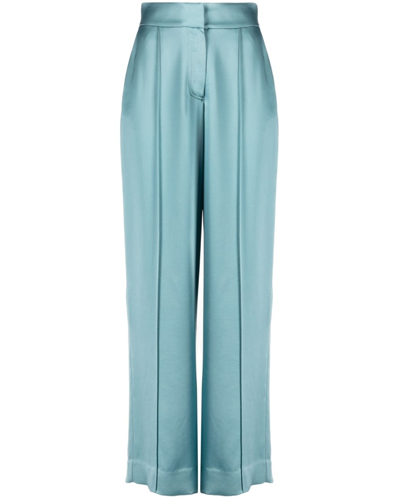Jonathan Simkhai Damen Gerade Hose in Satinoptik