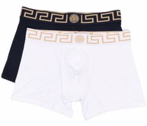 Set aus zwei Shorts mit Greca-Bund