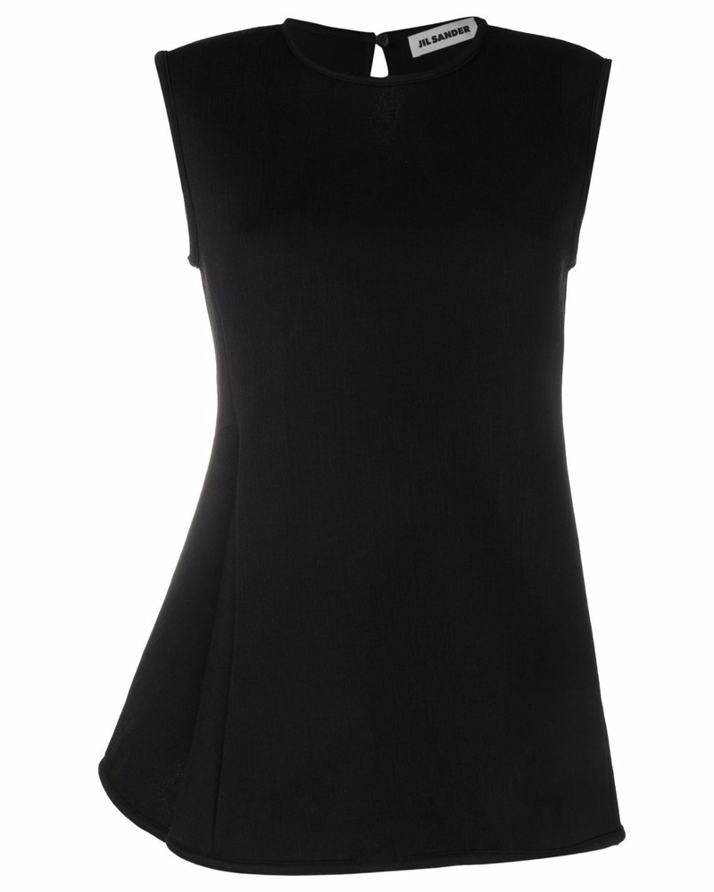 Jil Sander Damen Oberteil mit Schößchen