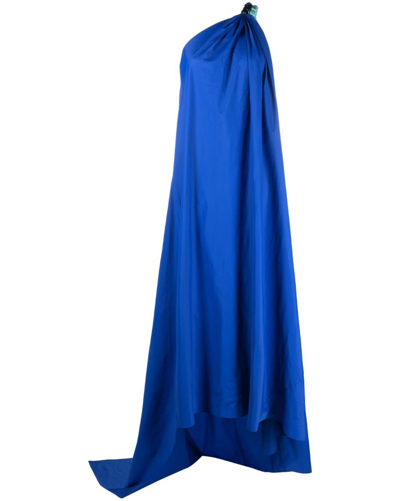 STAUD Damen Kleid mit asymmetrischem Schnitt