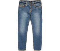 Halbhohe Rocco Stitch Cropped-Jeans