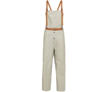 Cropped-Overall aus Leder