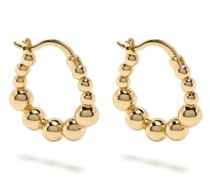 beaded hoop earrings