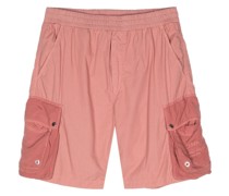 embroidered-logo cargo shorts