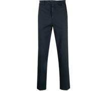 mid-rise straight-leg trousers