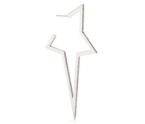 18kt Weißgoldohrring mit Diamanten