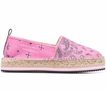 Espadrilles mit Plateau