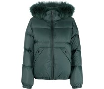 Steppjacke mit Kapuze
