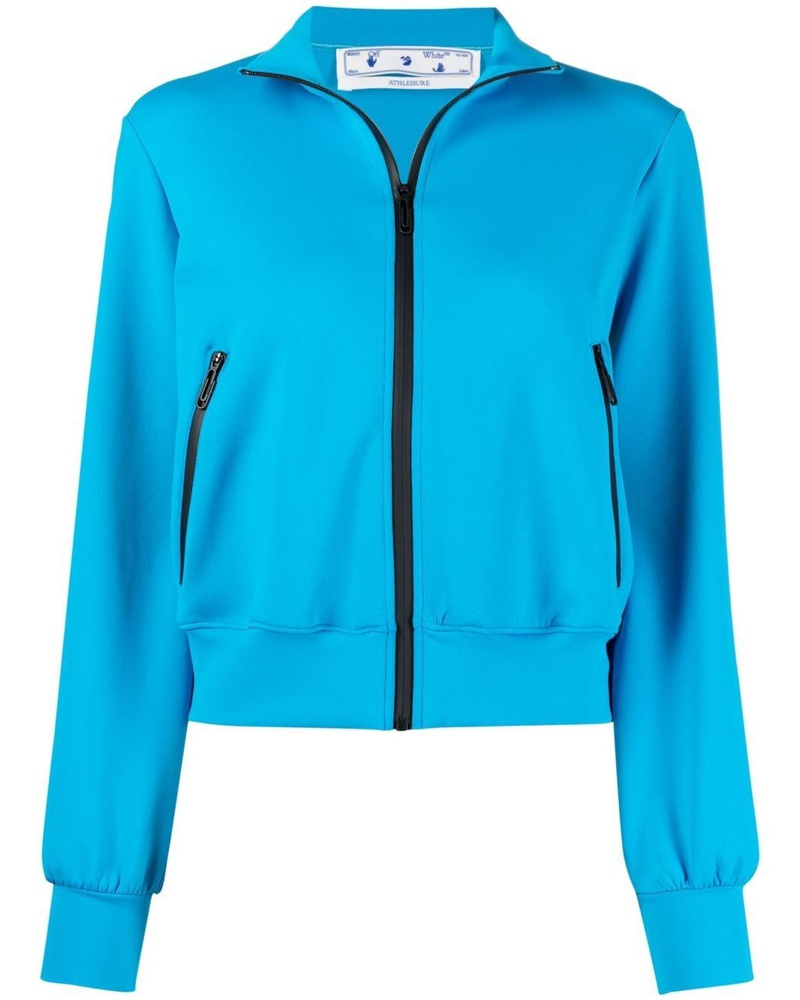 OFF-WHITE Damen Jacke mit Logo-Streifen