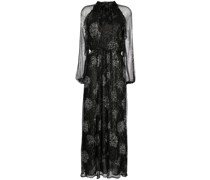 Maxikleid mit Schleifenkragen
