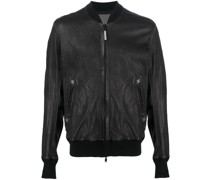 Bomberjacke aus Leder