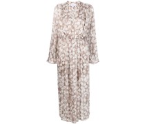Midikleid mit Blumen-Print
