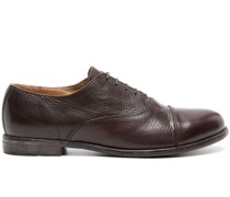 Oxford-Schuhe aus strukturiertem Leder