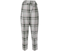 Tapered-Hose mit Karomuster