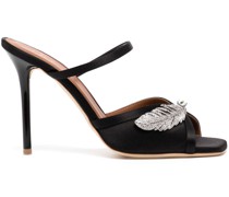 Stiletto-Sandalen mit Satin 85mm