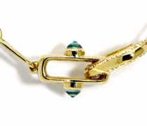 18kt Gelbgoldhalskette mit Diamanten
