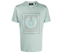 T-Shirt mit gestreiftem Logo-Print