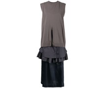 Midikleid im Layering-Look
