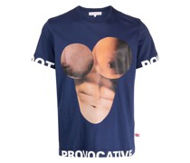 T-Shirt mit Körper-Print