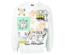 Sweatshirt mit grafischem Print