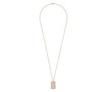 18kt Rotgoldhalskette mit Diamanten
