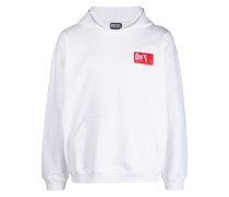 S-Nlabel Hoodie mit Logo-Applikation