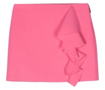 ruffle-detail skirt