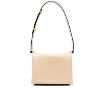 Schultertasche mit Logo-Print