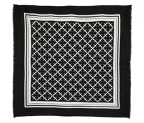Schal mit Monogrammmuster