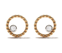 18kt 'Mye' Gelbgoldohrringe mit Diamanten