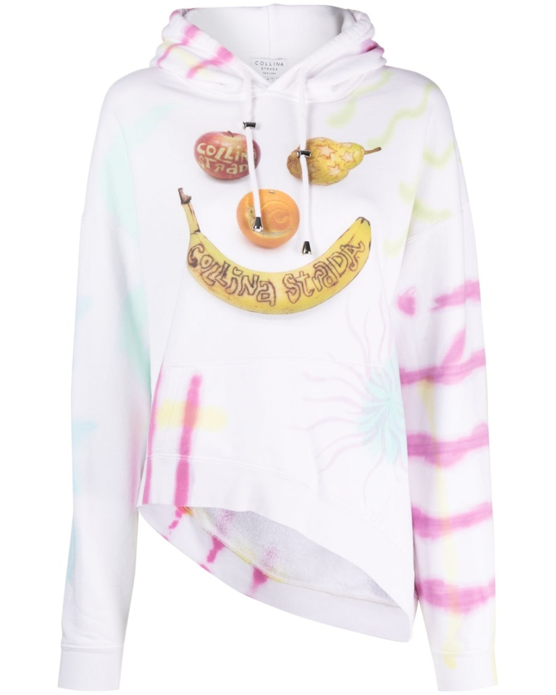 Collina Strada Damen Banana Smiley Hoodie