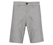 Halbhohe Chino-Shorts aus Twill