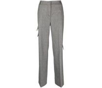 Prince of Wales-check tailored trousers
