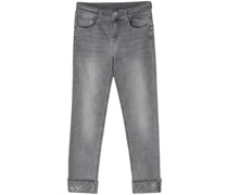 Halbhohe Monroe Cropped-Jeans