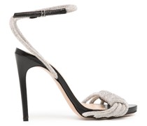 Sandalen mit Kristallen 120mm