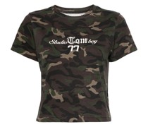 T-Shirt mit Camouflage-Logo