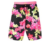 Badeshorts mit Blumen-Print