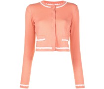 Cardigan mit Kontrastdetails