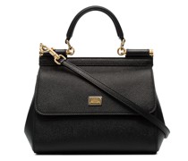 black sicily small leather bag