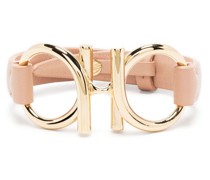 Lederarmband mit Gancini-Detail