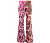 Ausgestellte Patchwork-Hose