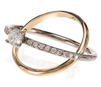 'Eclipse' Ring mit Diamanten