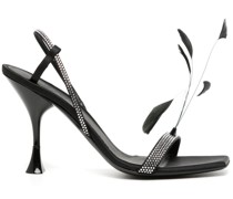 Sandalen mit Federn