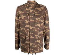 Bomberjacke mit Camouflagemuster