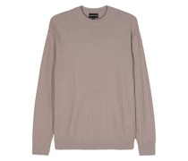 Pullover in 3D-Strick