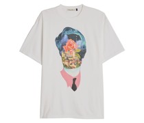 T-Shirt mit Gesicht-Print