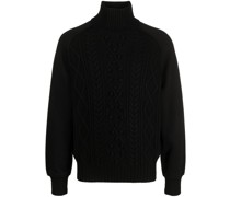 Pullover mit Logo-Stickerei