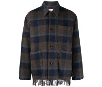 Jacke im Workwear-Look mit Fransen